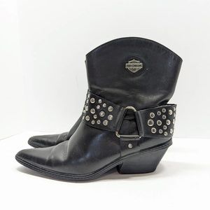 Vintage Harley Davidson Harness Boots Sz 7.5